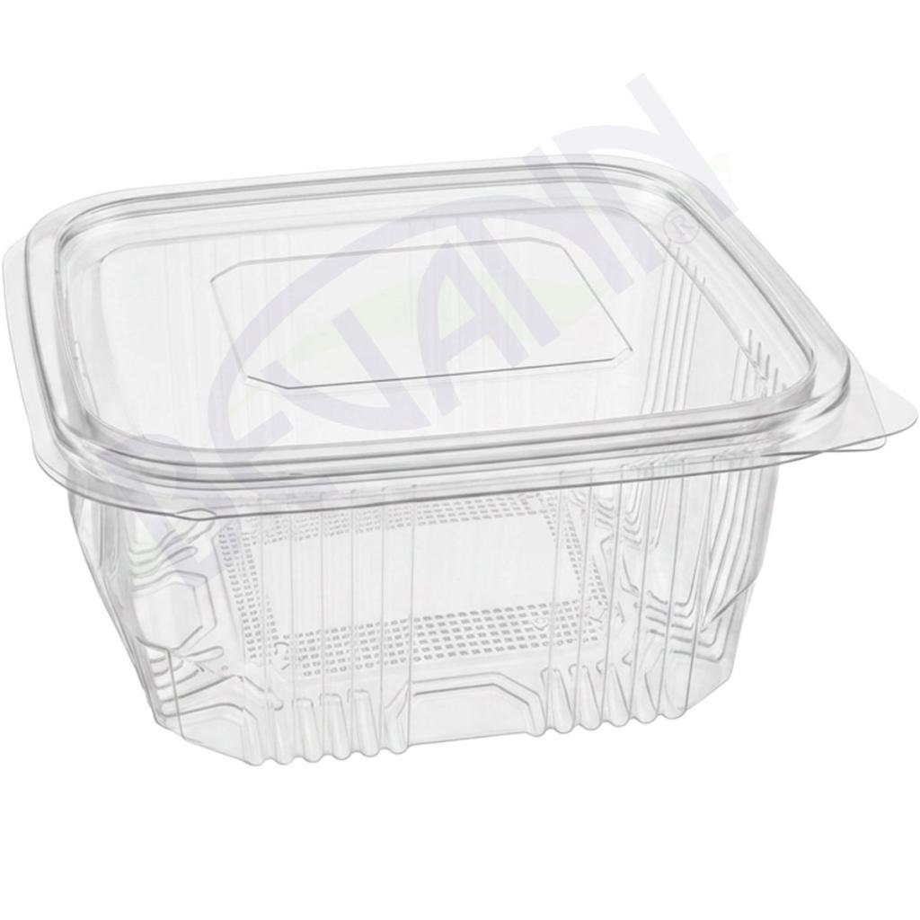 Embalaža pravokotna 500 ml PET, 50 kos